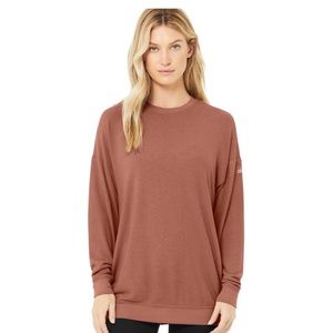 Alo Soho Pullover in Chestnut